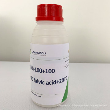 NPK liquide 100 + 100 + 100 + 40 acide fulvique + 20te